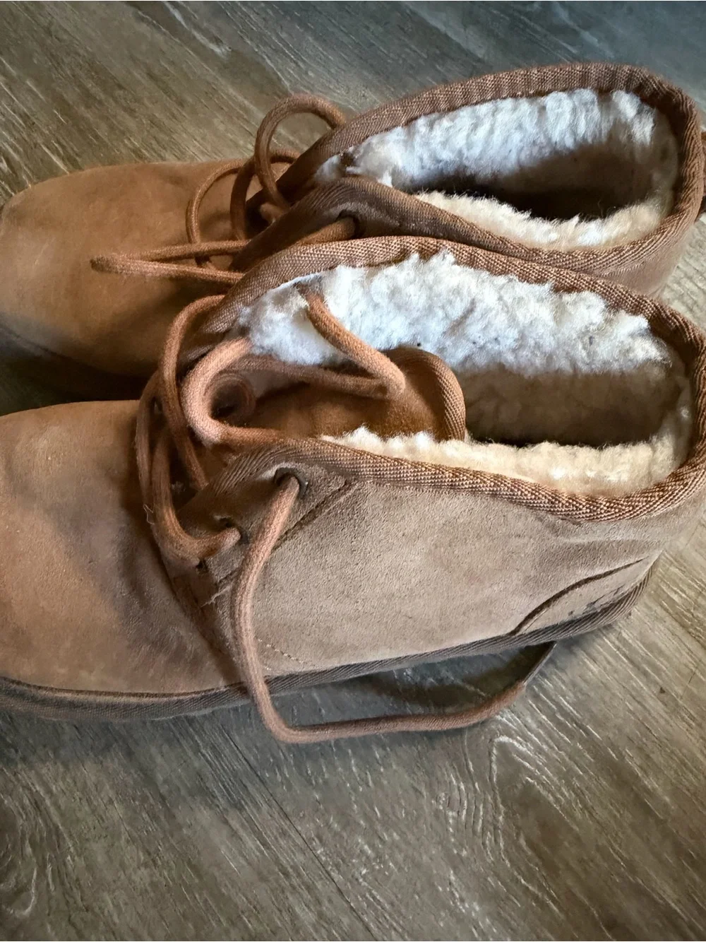UGG lace up